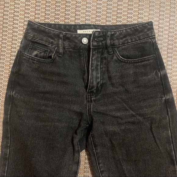 Pacsun Black Mom Jeans - Picture 3 of 5